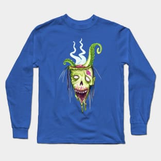Halloween Monster Skull Long Sleeve T-Shirt